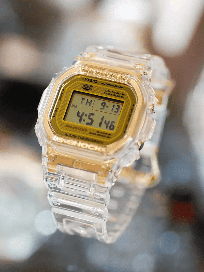 希少 Gショック DW-5035E-7JR 35周年グレイシア ゴールド グレイシアゴールド 入荷！！ DW-5035E-7JR | プリベ石川｜愛媛県(松山