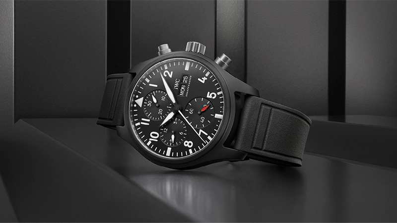 【未使用】IWCパイロットウォッチクロノグラフ 41㎜用純正ラバーベルトブラック パイロットウォッチ クロノグラフ 41 トップガン[IW389401] Pilots